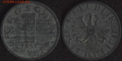 Австрия 1 грош 1947 до 22:00мск 17.04.15 - Австрия 1 грош 1947