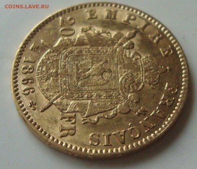 20 франков,  1866 г., золото до 17.04.15 21-00 Москвы - TR8