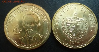 ДК Куба 1 песо 2014 UNC ФИКС 22.04 22.00 - P1180358.JPG