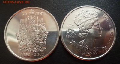 ДК Канада 50 ц Юбилей Королевы ФИКС 22.04 22.00 - P1180438.JPG