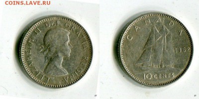 10 центов 1962 Канада Серебро до 18.04.15 в 21-30 МСК - mu8GktZN2BQ[1]