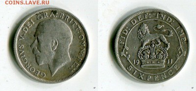 6 пенсов 1911 Великобритания Серебро до 18.04.15 в 21-55 МСК - C-YmsF591dw[3]