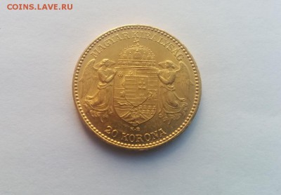 Австро-Венгрия, 20 корон, 1893, золото 6.78гр. - 4