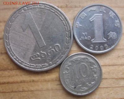 Монеты иностранщина разных стран - 1р