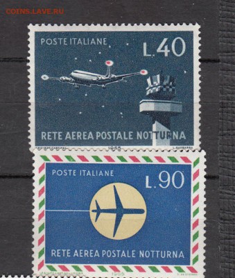 марки Италия авиация 1965г - 3
