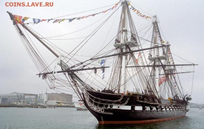 Монеты с Корабликами - USS Constitution