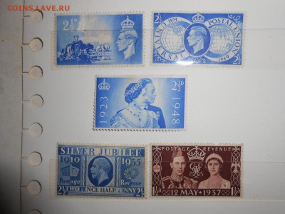 Великобритания, 1930-1950 гг., 5 шт., чистые, до 23.04.2015 - DSCN6887.JPG