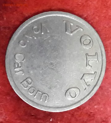 Жетон. Вольво.  Volvl car born. до 22.00 22.04.15 - 20150417_192435-1