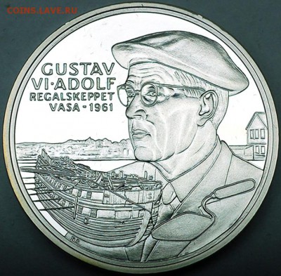 Швеция_медаль 2001 "Король Густав VI". Серебро_18.04_22.00м - 8297