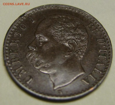 Италия 1 чентезимо 1895: до 23.04.15 в 22.00 - Италия 1 чентезимо 1895    1087-2