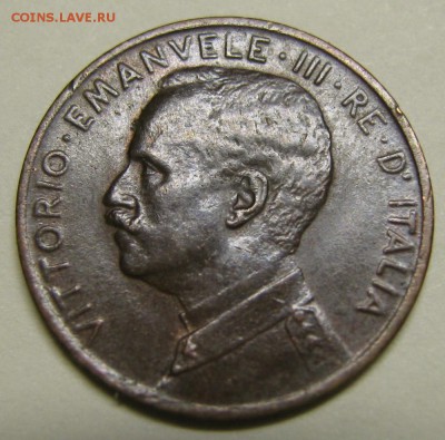 Италия 1 чентезимо 1916: до 23.04.15 в 22.00 - Италия 1 чентезимо 1916    1164-1