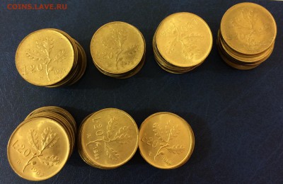 662 монеты Италии - клад итальянского дедушки до 23,04 22-00 - 20 лир 1.JPG
