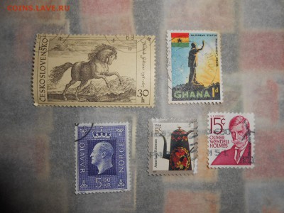 Распродажа марок мира, 100 шт. без повторов, лот 5 - DSCN6609.JPG