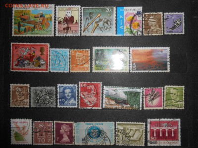 Распродажа марок мира, 100 шт. без повторов, лот 2 - DSCN6513.JPG