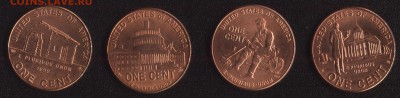 США 1 цент юбил. 4 шт. до 22:00мск 22.04.15 - США цент (1)
