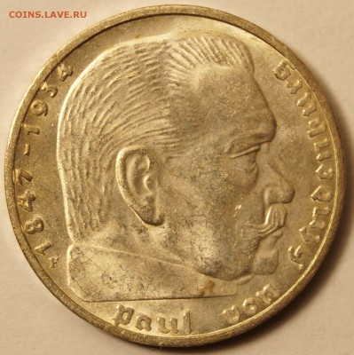 2 Рейхсмарки 1939 F UNC до 23.04.2015 до 22:00 - 2марки1939F_1.JPG