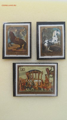 Марки Лихтенштейн - Лошади 1978 г., чистые до 23.04.2015 г. - Лихтенштейн - лошади