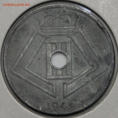 25 центов 1942 Бельгия ВТОРАЯ МИРОВАЯ до 22.04 - IMG_3356.JPG