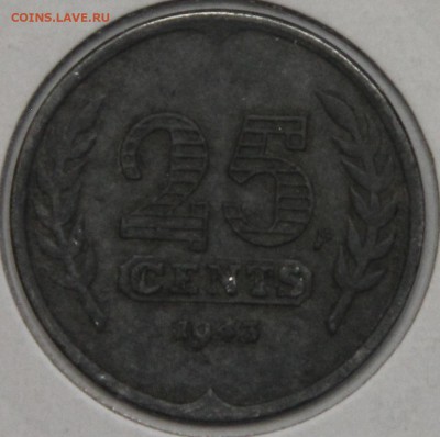 25 центов 1943 Нидерланды Корабль ВТОРАЯ МИРОВАЯ до 22.04 - IMG_3365.JPG