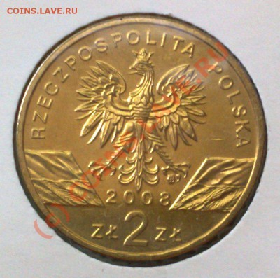 Польша 2 злотых 2008 Сокол 29.06 21.00 - Польша 2008 Сокол-2