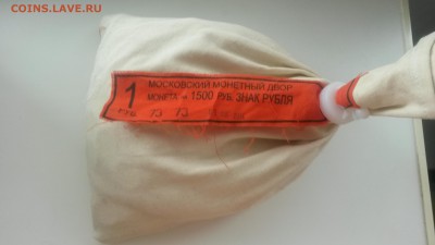 1 рубль "Знак рубля" мешок под пломбой МД до 21.04.2015 (2) - 20150419_120542