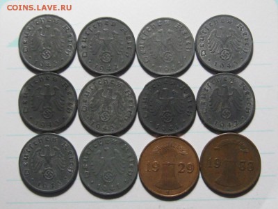 1 Рейхспфенинг.12 шт. 1929-1943 год.до 23.04.15.  22-00 - IMG_6798.JPG