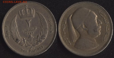 Ливия 2 пиастра 1952 до 22:00мск 22.04.15 - Ливия 2 пиастра 1953