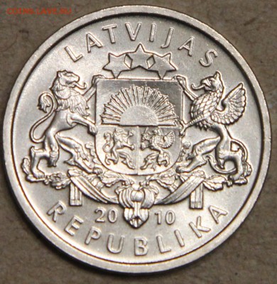 1 лат Латвия 2010 Жаба UNC до 22.04 - IMG_3911.JPG