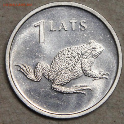 1 лат Латвия 2010 Жаба UNC до 22.04 - IMG_3908.JPG