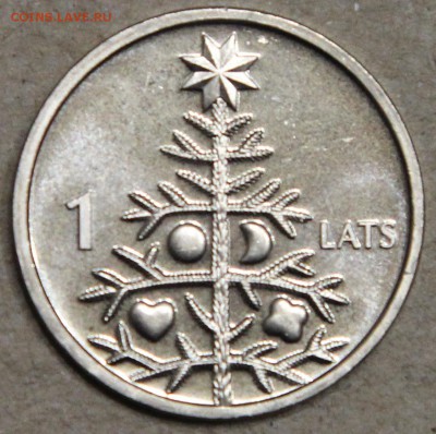 1 лат Латвия 2009 Елка UNC до 22.04 - IMG_3916.JPG