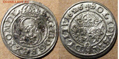 ВКЛ, Сигизмунд III,  шеляг 1626 г., до 22.04.2015 22-00 - СолидЛитва1826