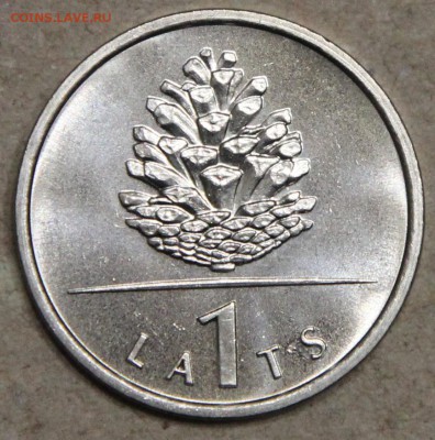 1 лат Латвия 2006 Сосновая шишка UNC до 22.04 - IMG_3938.JPG
