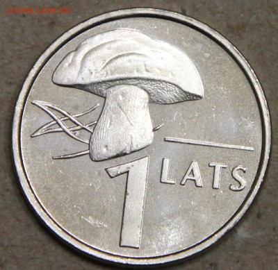1 лат Латвия 2004 Гриб UNC до 22.04 - IMG_3951.JPG