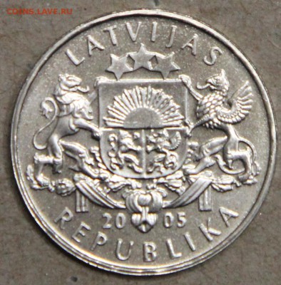 1 лат Латвия 2005 Петух UNC до 22.04 - IMG_3956.JPG