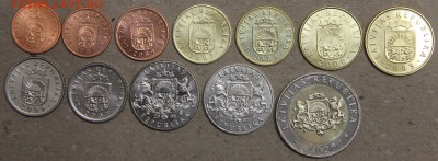 лот монет Латвии 2007 - 2009 без повторов 12 шт UNC до 22.04 - IMG_3868.JPG