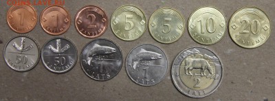 лот монет Латвии 2007 - 2009 без повторов 12 шт UNC до 22.04 - IMG_3865.JPG