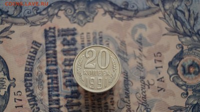20 копеек 1991г. без буквы со шлифовкой. до 22.00  20.04.15 - DSC09365.JPG