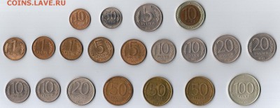 Монеты СССР и РФ 1991-1993г. - до 24.04.15 в 22:00 - 1