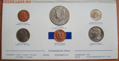 Набор США 1996 в упаковке 6шт. UNC - 100_1744.JPG