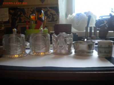 4 подстаканника и поднос недорого 26.04.15 в 22.00 мск - подст.JPG