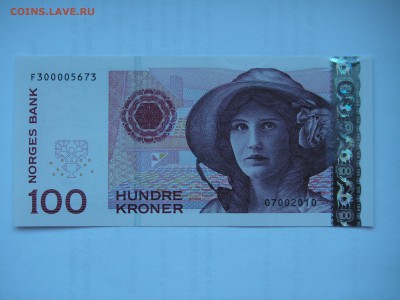 Норвегия 100 крон UNC 21.00 22.04.15 - 003.JPG