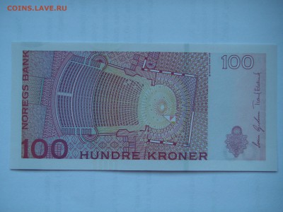 Норвегия 100 крон UNC 21.00 22.04.15 - 004.JPG