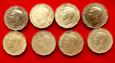 Трёхпенсовики Георга VI 8 шт. до 26.04.15г. до 22-00 - DSCF3173.JPG