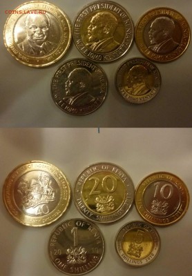 ДК Кения набор 5 монет БИМ ФИКС 25.04 22.00 - Кения (5 монет)