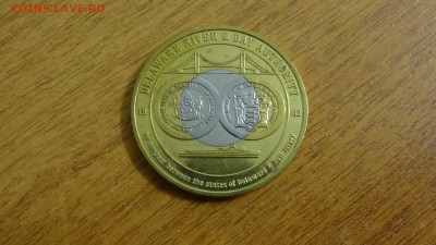 Юбилейный (памятный) биметаллический транспортный жетон. США - DSC05223.JPG