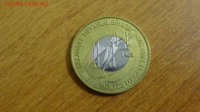 Юбилейный (памятный) биметаллический транспортный жетон. США - DSC05222.JPG
