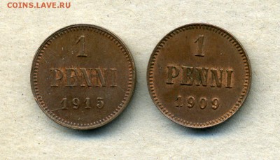 1 пенни 1909, 1915 гг. до 23.04.15. 22-00 мск - img365