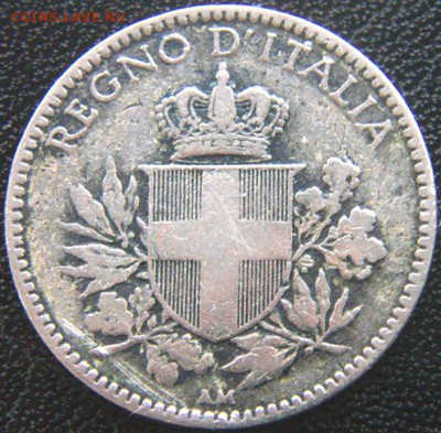 Италия_20 чентезимо 1919(R); до 21.04_22.38мск - 8499