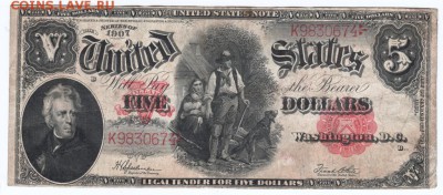 Бона. 5 долларов США 1907 г. до 27.04.15 г. в 22.00 - Scan-150420-0025