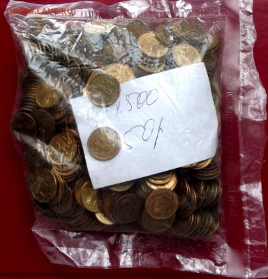 10 коп. из оборота 500 шт. в банковской запайке с номинала - DSCF3189.JPG